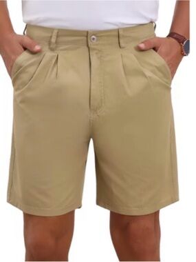 Reebok Golf Khaki Shorts NWT Size 46 Speedwick Comfort Waistband Performance